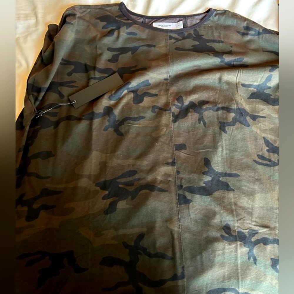 Daniel Patrick NEW Sleeveless Camouflage Shirt